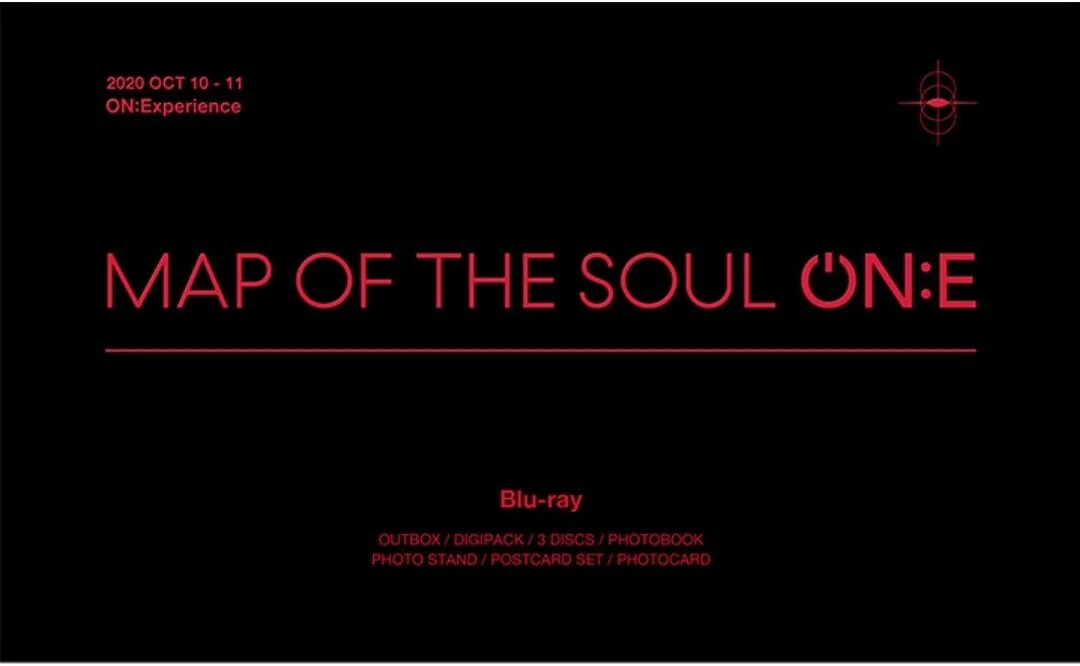BTS MAP OF THE SOUL ON:E BLU-RAY — VT Carrollton